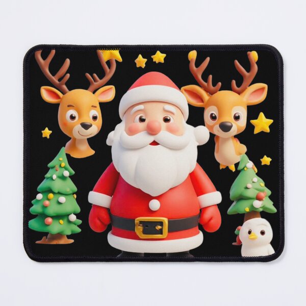 Item preview, Deep colors Santa reindeer with dove love designed and sold by Jsw-speedartja.