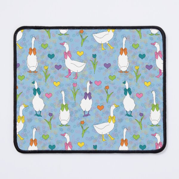 Item preview, Blue Goose Pattern | Coquette Cottagecore Geese & Tulips Floral Design designed and sold by HaileesHollow.