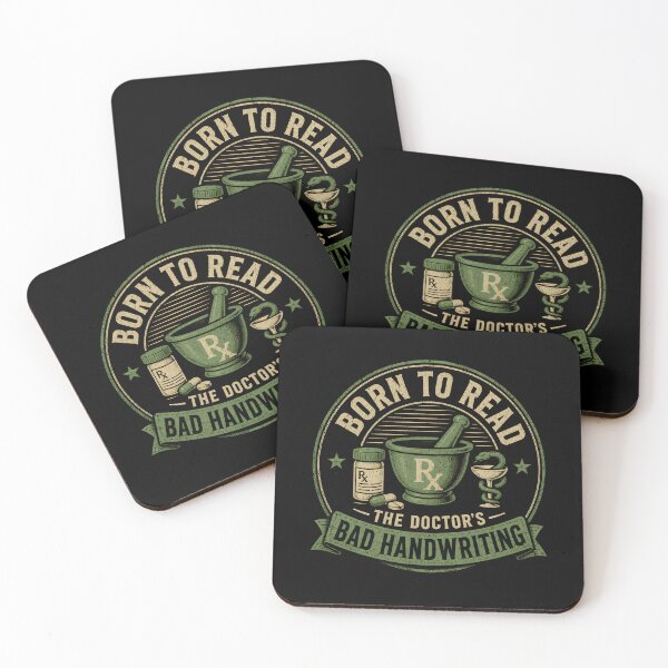 Item preview, Born to Read the Doctor's Bad Handwriting designed and sold by DemureArtsy.