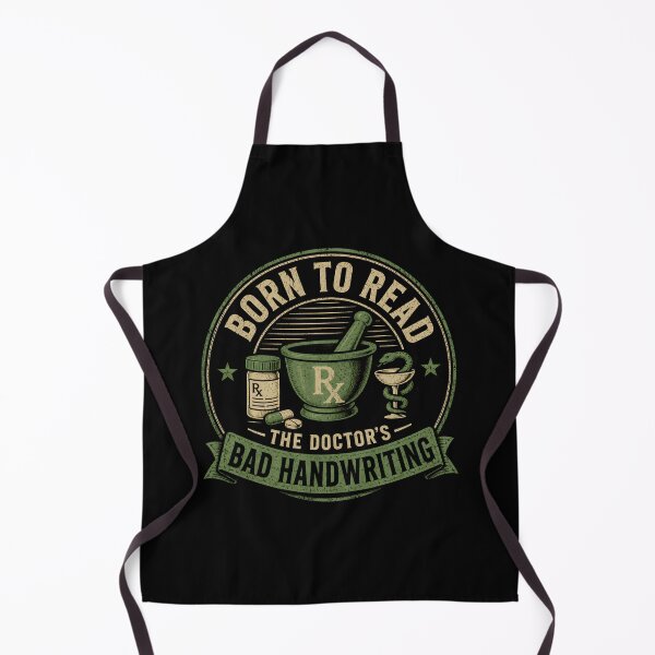 Item preview, Born to Read the Doctor's Bad Handwriting designed and sold by DemureArtsy.