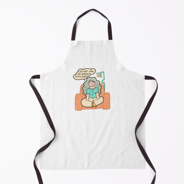 Item preview, Funny Lazy Girl Illustration — I'm Not Lazy I'm Energy Efficient Kawaii Humor Gift designed and sold by Wakame Store.