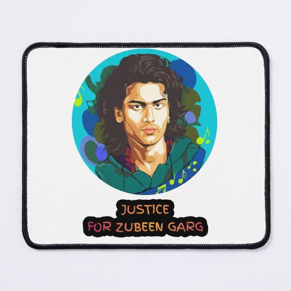 Item preview, Zubeen Garg Heartthrob of Assam - Artistic Tribute Portrait designed and sold by ExploreAura Studio.