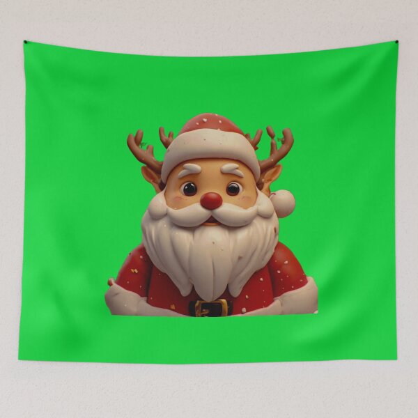 Item preview, Deep colors Santa reindeer with dove love designed and sold by Jsw-speedartja.