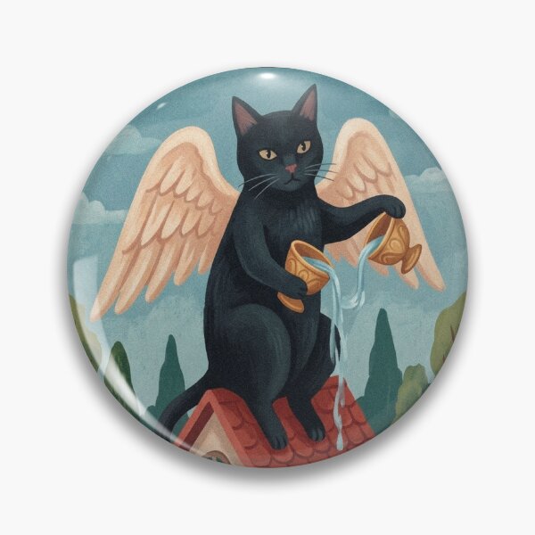 Item preview, Temperance Tarot Card Illustration designed and sold by AHOK-lab.