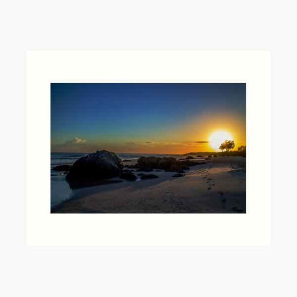 Walking Towards the Sun Art Print