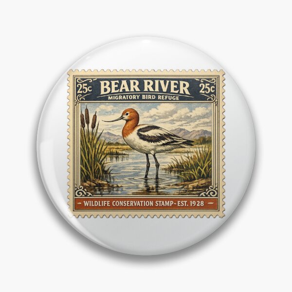 Item preview, Bear River Migratory Bird Refuge Stamp designed and sold by Dresut.