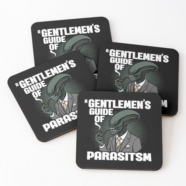 Item preview, A Gentlemens Guide to Parasitism - Funny Vintage Alien designed and sold by AnAzArt.