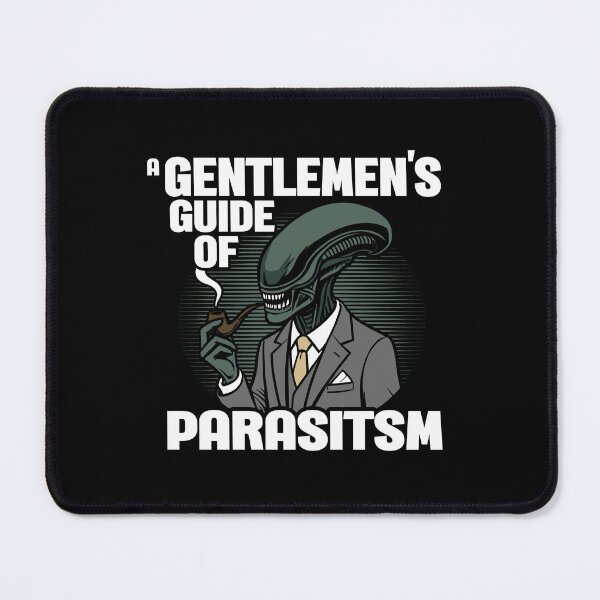 Item preview, A Gentlemens Guide to Parasitism - Funny Vintage Alien designed and sold by AnAzArt.