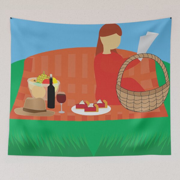 Item preview, Outdoor Picnic designed and sold by ROSE ANN BANILAR.