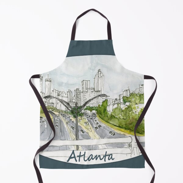 Item preview, Atlanta Skyline from the Jackson St Bridge designed and sold by ALA Creative Studio.
