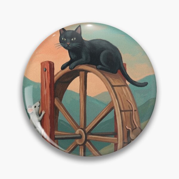 Item preview, Wheel of Fortune Tarot Card Illustration designed and sold by AHOK-lab.