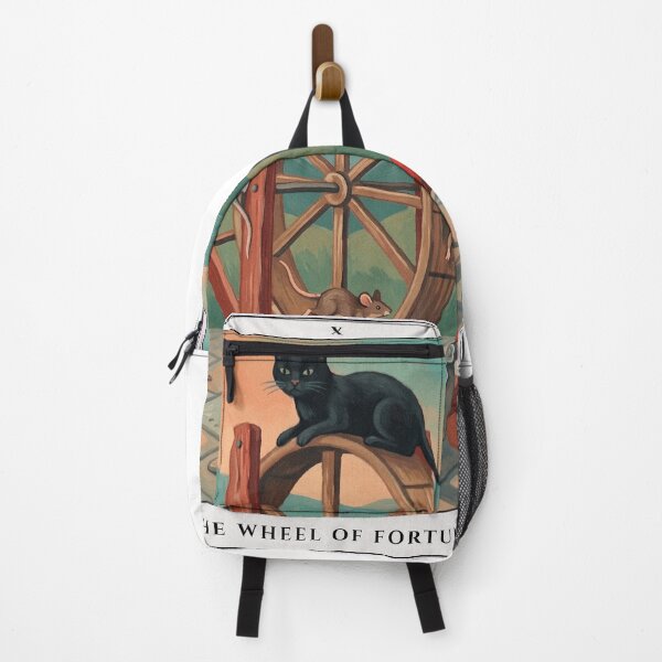 Item preview, Wheel of Fortune Tarot Card Illustration designed and sold by AHOK-lab.