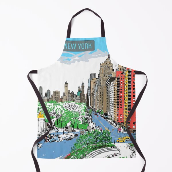 Item preview, New York City Columbus Circle Cityscape designed and sold by bewitchedcuties.