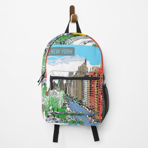 Item preview, New York City Columbus Circle Cityscape designed and sold by bewitchedcuties.