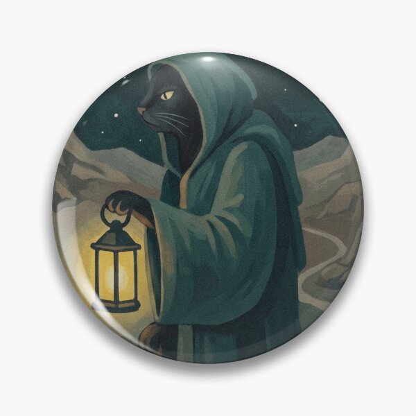 Item preview, The Hermit Tarot Card Illustration designed and sold by AHOK-lab.