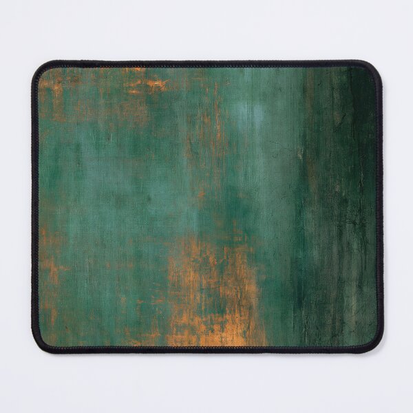 Item preview, Deep Teal & Golden Abstract No.5 | Textured Art designed and sold by SlowRegardArt.