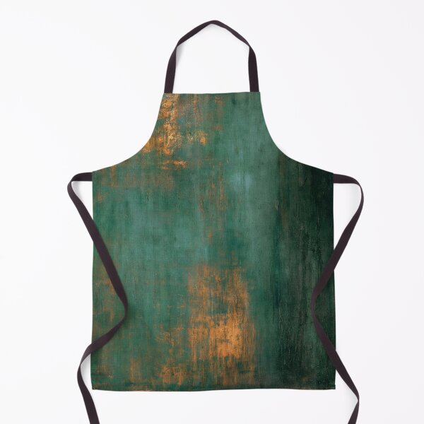 Item preview, Deep Teal & Golden Abstract No.5 | Textured Art designed and sold by SlowRegardArt.