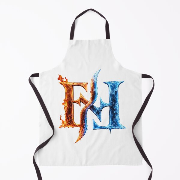 Item preview, Fire and Ice EH Monogram | Elemental Flame vs Frost Fantasy Logo designed and sold by Joyfulfabric.