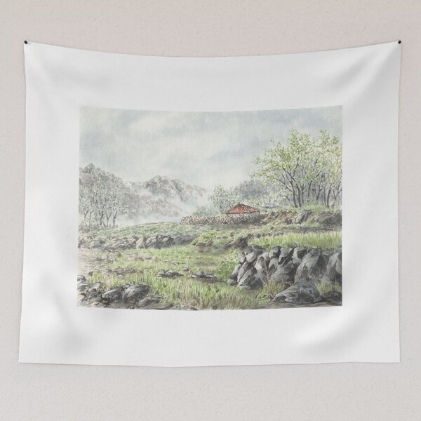 Item preview, January 18th birthday flower Indian Mallow Landscape designed and sold by birthflower.