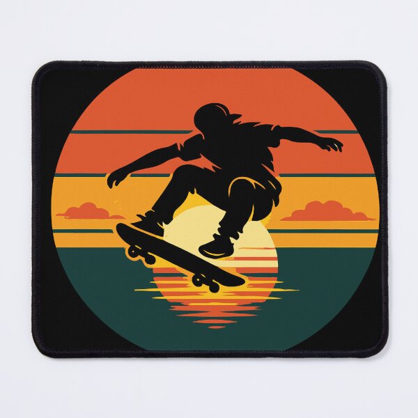 Item preview, Sunset Skateboard Silhouette designed and sold by Austin H. Kapfumvuti.