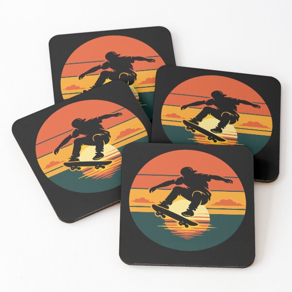 Item preview, Sunset Skateboard Silhouette designed and sold by Austin H. Kapfumvuti.