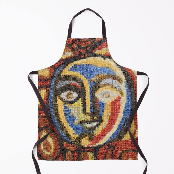 Item preview, Celestial Sun Spirit Emoji Mosaic ☀️✨ | Emoji Emblems Cosmic Portrait Art designed and sold by Emoji Emblems.