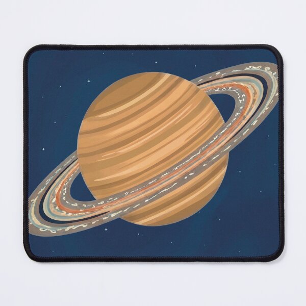 Item preview, Saturn: Planet Illustration designed and sold by AHOK-lab.