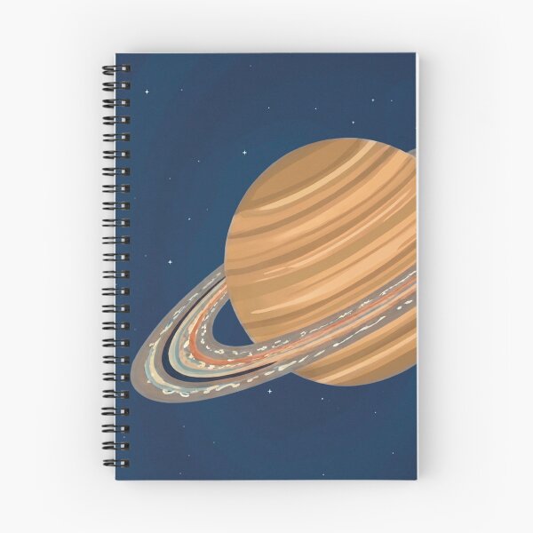 Item preview, Saturn: Planet Illustration designed and sold by AHOK-lab.