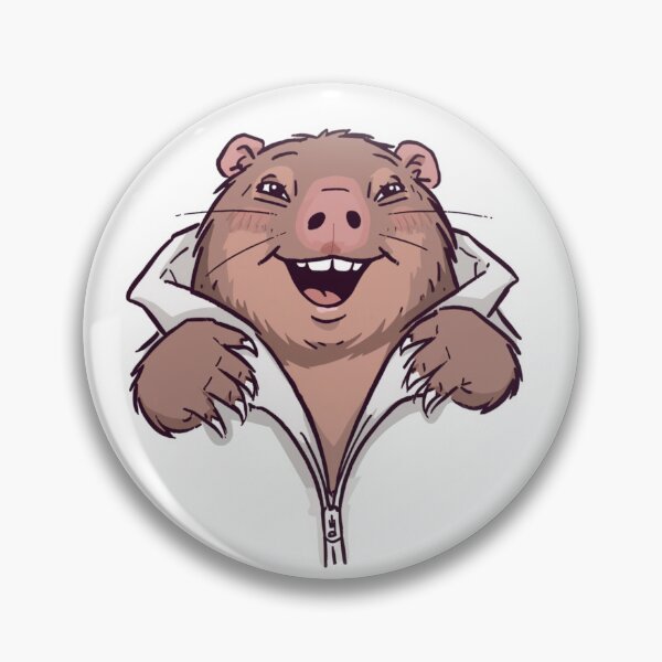 Item preview, A smiling and happy mole designed and sold by Julitasells.
