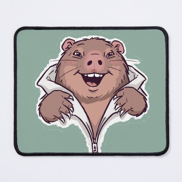 Item preview, A smiling and happy mole designed and sold by Julitasells.