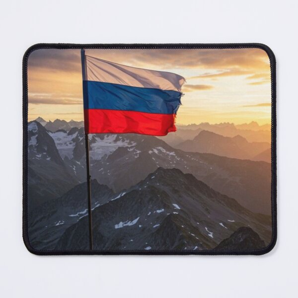 Item preview, Ru flag on a mountain designed and sold by di-Vera-Rosati.