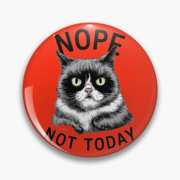 Item preview, Nope Not Today Smart Cats Learning New Tricks Gifs for Cat Lover designed and sold by MalwasBasket.