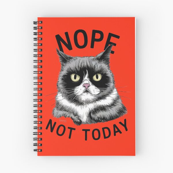 Item preview, Nope Not Today Smart Cats Learning New Tricks Gifs for Cat Lover designed and sold by MalwasBasket.