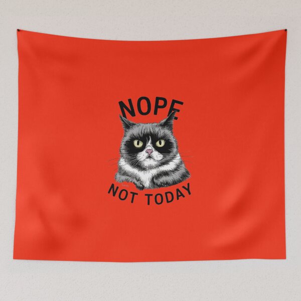 Item preview, Nope Not Today Smart Cats Learning New Tricks Gifs for Cat Lover designed and sold by MalwasBasket.