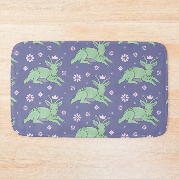 Item preview, Alien Doe — Whimsical Green Deer with Antenna Folk Art Illustration designed and sold by Whimsy Moth .