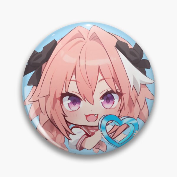 Item preview, Astolfo Chibi School Uniform #2 Kawaii Heart designed and sold by MikaseSan.