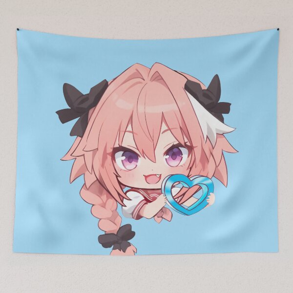Item preview, Astolfo Chibi School Uniform #2 Kawaii Heart designed and sold by MikaseSan.