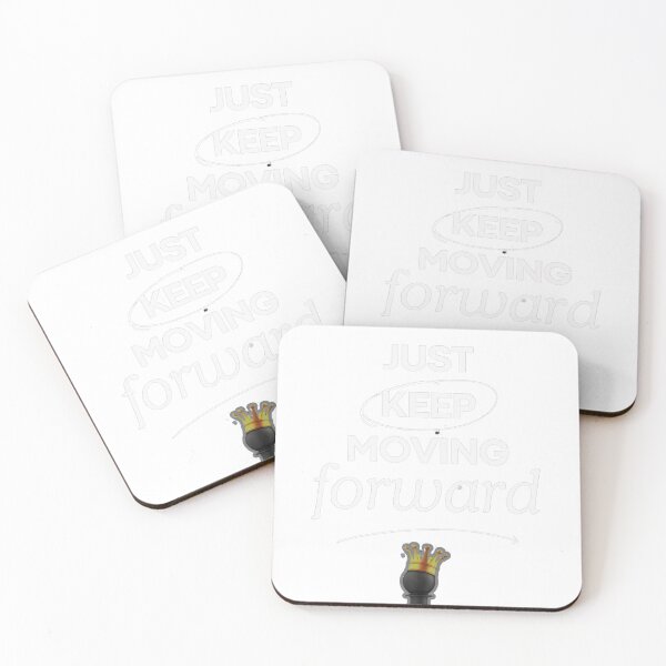 Item preview, Just Keep Moving Forward – Crowned Pawn Chess Motivation designed and sold by CalculatedChaos.