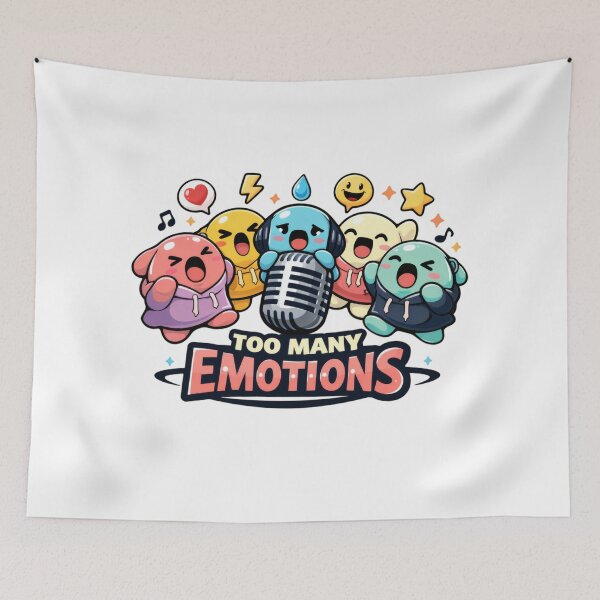 Item preview, Too Many Emotions Blob Band designed and sold by AbanoubStore.