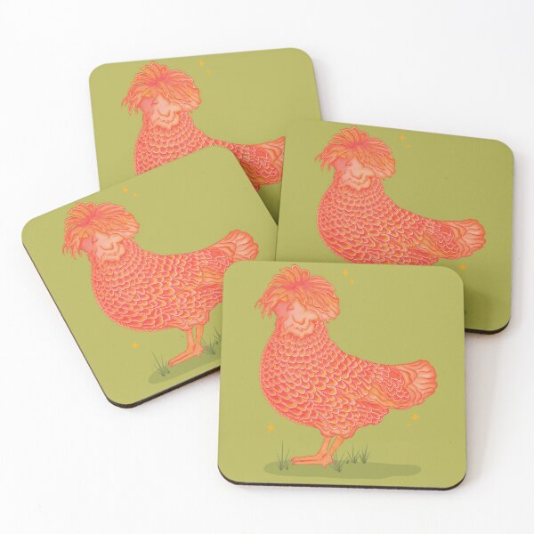 Item preview, Silkie Chicken Hen Cute Bird designed and sold by artbygollee.