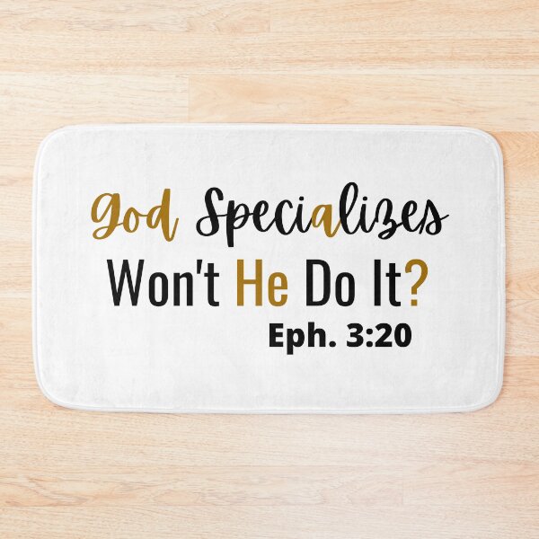 Item preview, God Specializes in the Impossible designed and sold by tellit24seven.