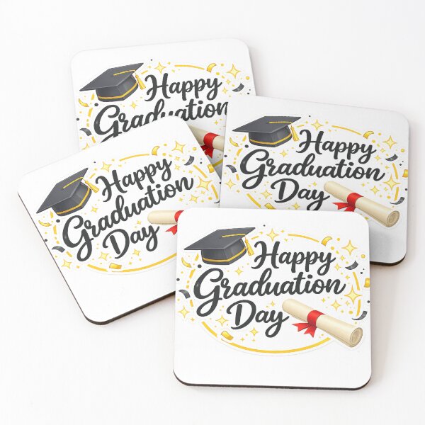 Item preview, Modern Happy Graduation Day Celebration Design designed and sold by AONLINE  .