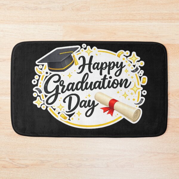 Item preview, Modern Happy Graduation Day Celebration Design designed and sold by AONLINE  .