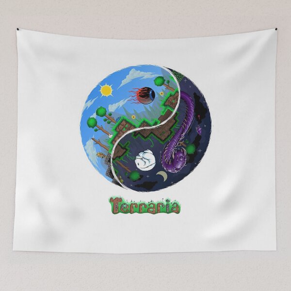 Item preview, Terraria Night and Day designed and sold by Peggy D Schafer.
