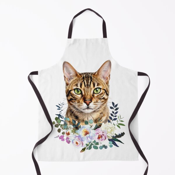 Item preview, Watercolor Bengal Cat designed and sold by Liededrom..