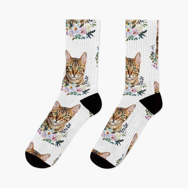 Item preview, Watercolor Bengal Cat designed and sold by Liededrom..