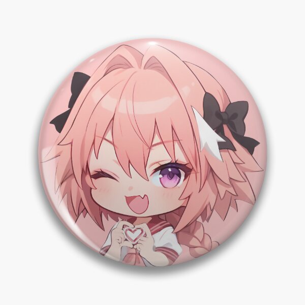 Item preview, Astolfo Chibi School Uniform #3 Kawaii Love designed and sold by MikaseSan.