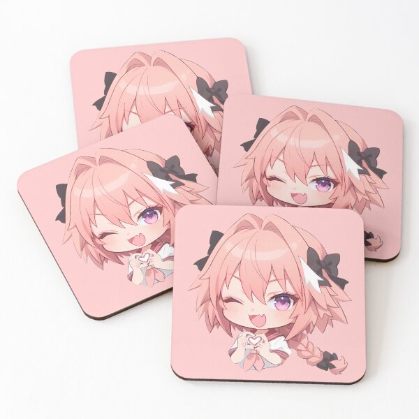 Item preview, Astolfo Chibi School Uniform #3 Kawaii Love designed and sold by MikaseSan.