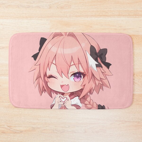 Item preview, Astolfo Chibi School Uniform #3 Kawaii Love designed and sold by MikaseSan.