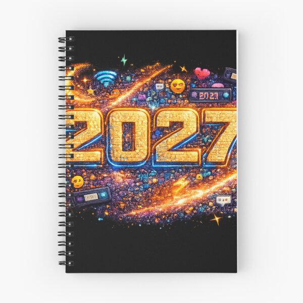 Item preview, 2027 Neon Futurewave ⚡?️ | Futuristic Nostalgic Retro Gaming Artwork designed and sold by Emoji Emblems.